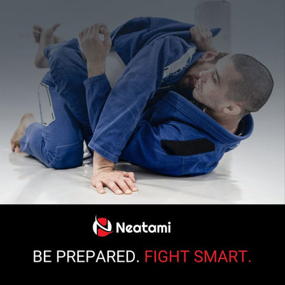 Brazilian Jiu-Jitsu Training mit Neatami Kampfsportausrüstung – BJJ Athleten im Bodenkampf